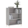 vidaXL Biblioth&egrave;que sonoma gris 69,5x32,5x90 cm bois d'ing&eacute;nierie