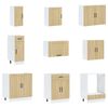 vidaXL Ensemble d'armoires de cuisine 14 pcs Lucca bois d'ing&eacute;nierie