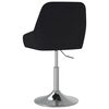 vidaXL Tabouret de bar Noir Tissu