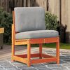 vidaXL Chaise de jardin cire marron 50,5x55x77 cm bois de pin massif