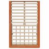 vidaXL Cadre de lit Cire marron 120 x 200 cm Bois de pin massif