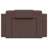 vidaXL Coussin de tête de lit Viana marron 90 cm similicuir