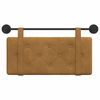 vidaXL T&ecirc;te de lit suspendue Marron 90 x 55 x 5 cm Velours