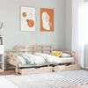 vidaXL Lit de jour avec tiroirs sans matelas 80x200 cm bois massif