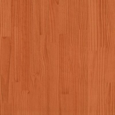 vidaXL Lit pour personne âgée cire marron 135x190cm bois de pin massif