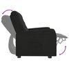 vidaXL Fauteuil de massage inclinable à 2 places noir tissu microfibre
