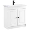 vidaXL Ensemble de mobilier de salle de bain Blanc 78,5 x 37,5 x 81 cm