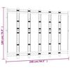 vidaXL Cloison de s&eacute;paration pliante 6 panneaux 240 cm Bambou et toile