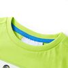T-shirt pour enfants avec manches courtes vert citron 92