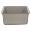vidaXL &Eacute;vier Gris 530 x 460 mm 80% Quartz et 20% R&eacute;sine