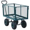 vidaXL Chariot &agrave; main de jardin Vert 350 kg