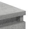 vidaXL Buffet gris b&eacute;ton 80x35x99 cm bois d'ing&eacute;nierie