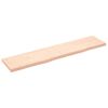 vidaXL &Eacute;tag&egrave;re murale 180x40x(2-6) cm bois de ch&ecirc;ne massif non trait&eacute;