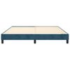 vidaXL Cadre de lit bleu fonc&eacute; 180x200 cm velours