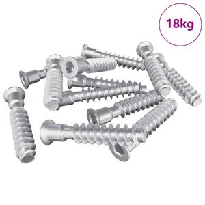 vidaXL Vis &agrave; t&ecirc;te cap 2900 pcs Argent&eacute; Acier