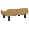 vidaXL Lit pour chien marron 70x40x24 cm velours