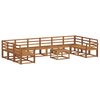 vidaXL Ensemble de canap&eacute;s d'ext&eacute;rieur 11 pcs Naturel