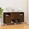 vidaXL Buffets 2 pcs ch&ecirc;ne marron 60x35x70 cm bois d'ing&eacute;nierie