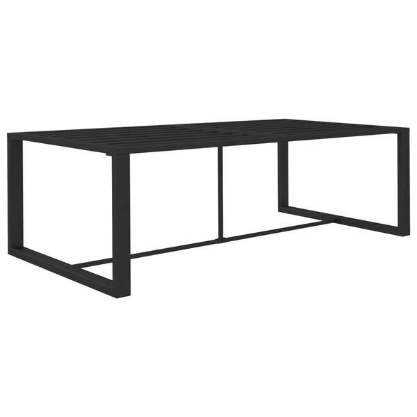 vidaXL Salon de jardin 7 pcs avec coussins Aluminium Anthracite