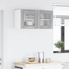vidaXL Armoire suspendue Gris Sonoma et Blanc 80 x 31 x 40 cm