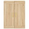 vidaXL Armoire murale ch&ecirc;ne sonoma 69,5x34x90 cm bois d'ing&eacute;nierie