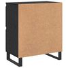 vidaXL Buffet 3 pcs Ch&ecirc;ne noir 60 x 35 x 70 cm