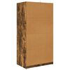 vidaXL Cabinet de salle de bain Ch&ecirc;ne fum&eacute; 79,5 x 49 x 156 cm