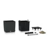 LECHUZA Jardini&egrave;re CUBE Cottage 40 ALL-IN-ONE Granite