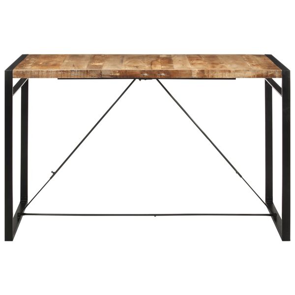 vidaXL Table de bar 175x90x110 cm bois de manguier massif brut
