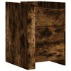 vidaXL Table de chevet ch&ecirc;ne fum&eacute; 45x50x65 cm bois d'ing&eacute;nierie