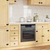 vidaXL Armoire avec stockage SKI Brun Miel 60 x 46 x 81 cm Pin massif