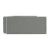 vidaXL Lit d'auto pour chien Gris clair 90x60 cm Aspect de lin