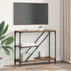 vidaXL Table console Bois Ancien 88,5 x 30 x 75 cm Bois d'ing&eacute;nierie