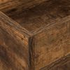 vidaXL Table d'appoint Ch&ecirc;ne fum&eacute; 30 x 30 x 56 cm Bois d'ing&eacute;nierie