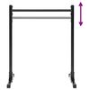 vidaXL Stations de dips 2 pcs Noir 109 x 90 x 105 cm