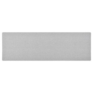 vidaXL Tapis de couloir Gris clair 80x250 cm
