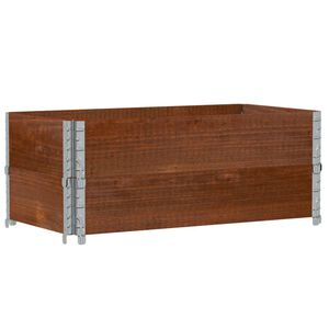vidaXL Jardini&egrave;re marron 100x50 cm bois massif de pin