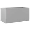 vidaXL Jardini&egrave;re argent&eacute; 62x30x29 cm acier galvanis&eacute;