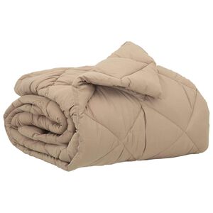 vidaXL Duvet complet toute l'ann&eacute;e 135 x 200 cm 300 gsm Taupe