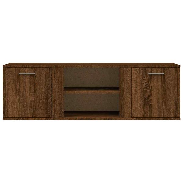 vidaXL Meuble TV chêne marron 120x34x37 cm bois d'ingénierie