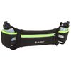 Pure2Improve Ceinture de course avec 2 bouteilles Noir et jaune