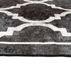 vidaXL Tapis lavable noir et blanc 120x180 cm antid&eacute;rapant