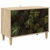 vidaXL Meuble TV ELBURG 69 x 33 x 50 cm Sonoma Bois d'ing&eacute;nierie