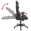 vidaXL Chaise de bureau inclinable Cuir artificiel Gris