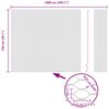 vidaXL Cl&ocirc;ture hexagonale Gris 1,5 x 10 m PVC