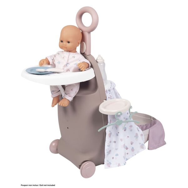 Smoby Valise de jeu de poup&eacute;e 3 en 1 Baby Nurse