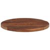 vidaXL Dessus de table Ø 40x3,8 cm rond bois massif de récupération