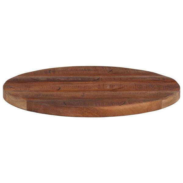 vidaXL Dessus de table Ø 40x3,8 cm rond bois massif de récupération