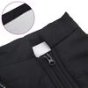 vidaXL Manteau pour chien avec harnais Noir M Fleece et Polyester
