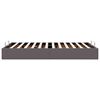 vidaXL Cadre de lit ottoman sans matelas gris 120x200 cm similicuir